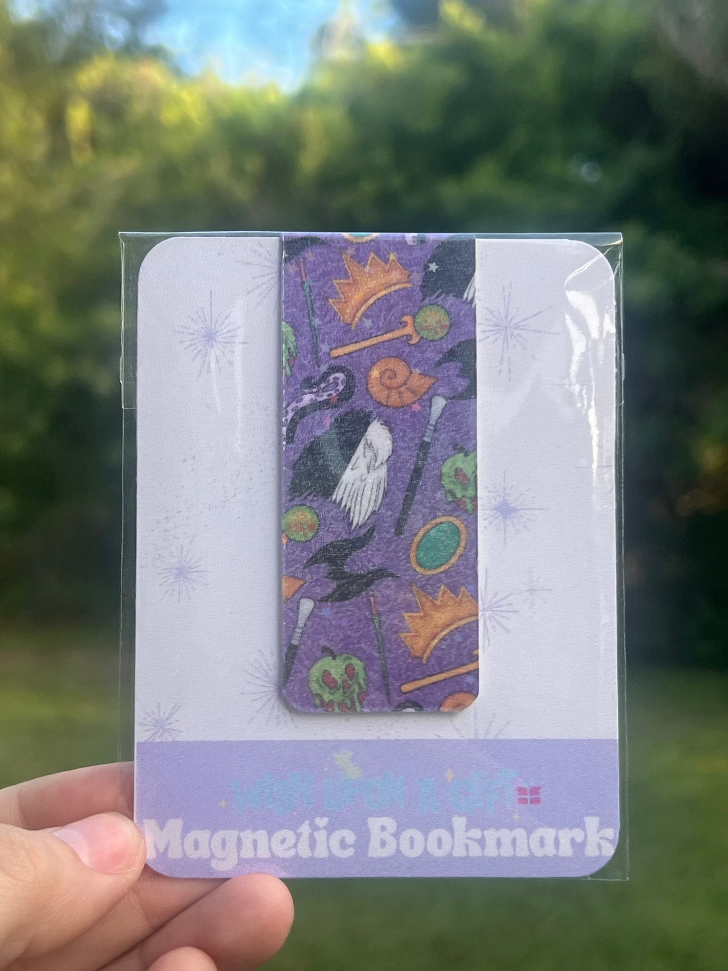 disney villains magnetic bookmark, ursula bookmark, cruella bookmark, maleficent bookmark