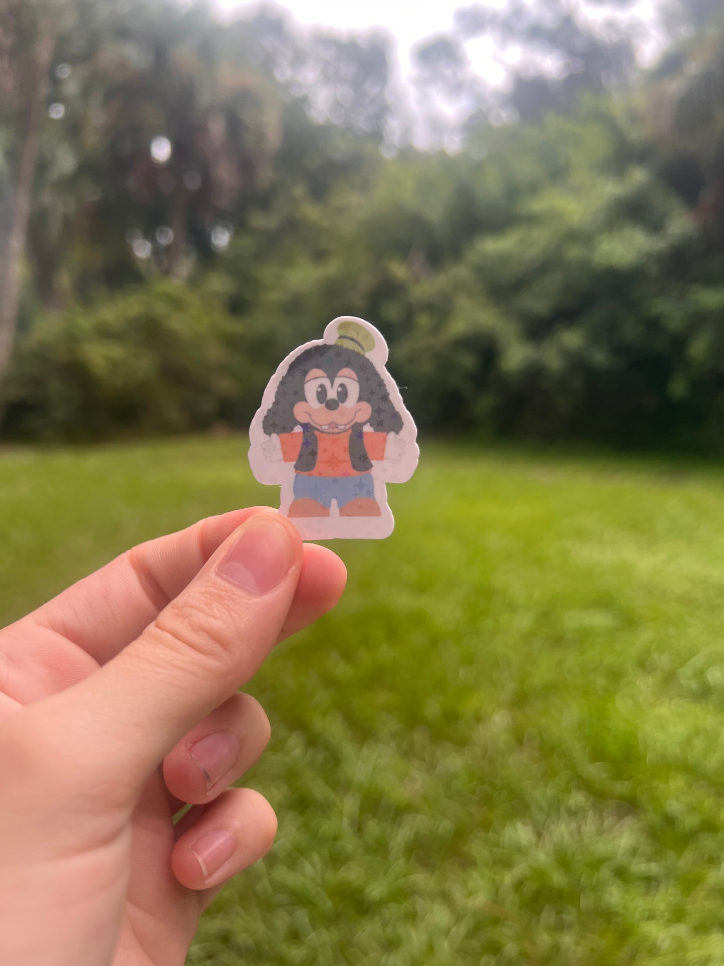 Goofy Plush Holographic Sticker