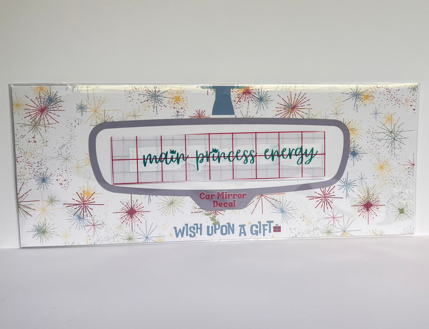 Main Princess Energy Car Mirror Decal - Rear View Mirror Decal