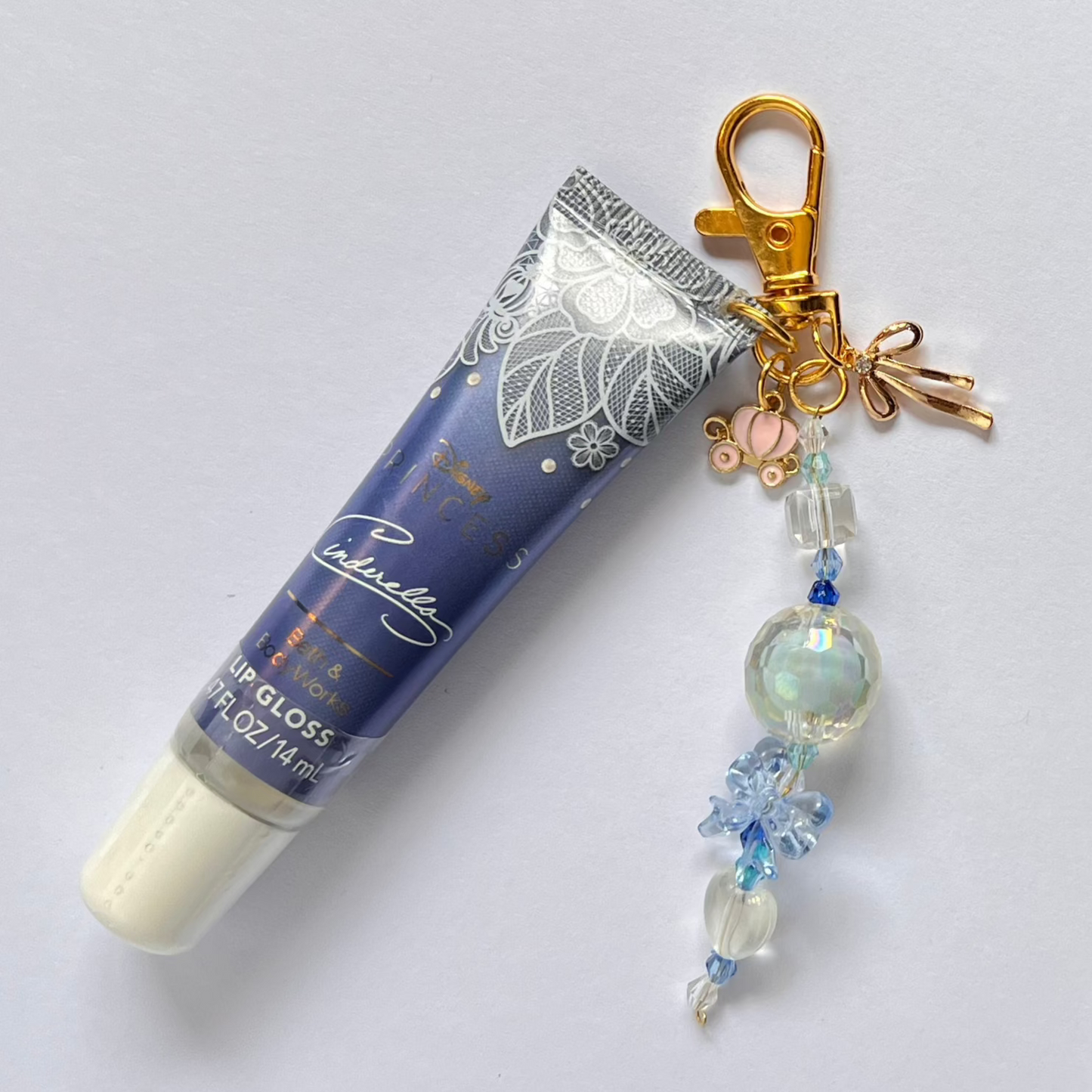 Midnight Carriage Lip Gloss Keychain