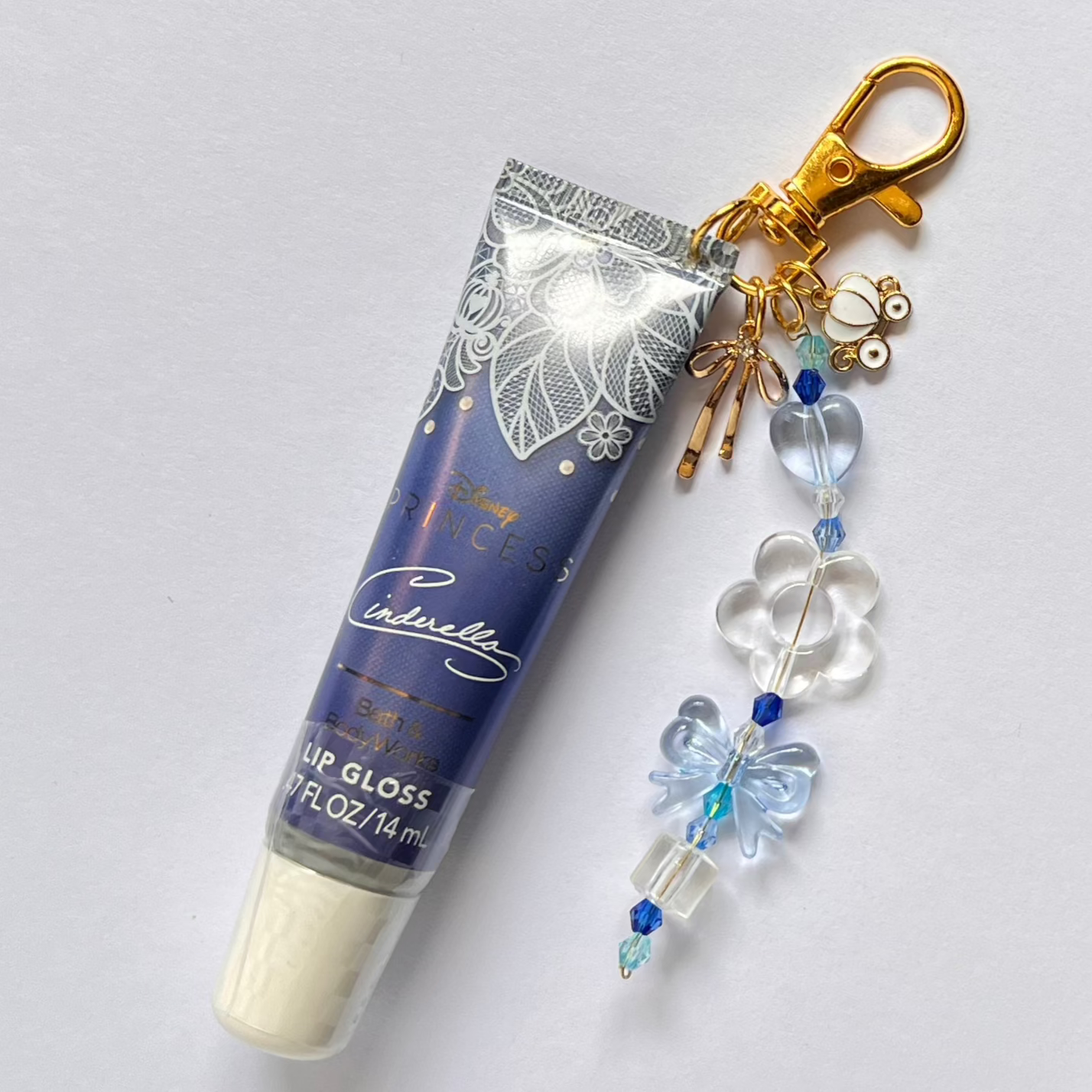 Midnight Carriage Lip Gloss Keychain