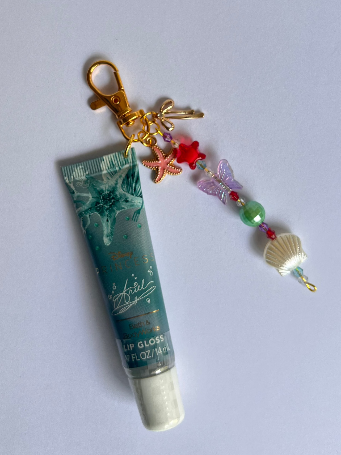 Magical Mermaid Lip Gloss Keychain