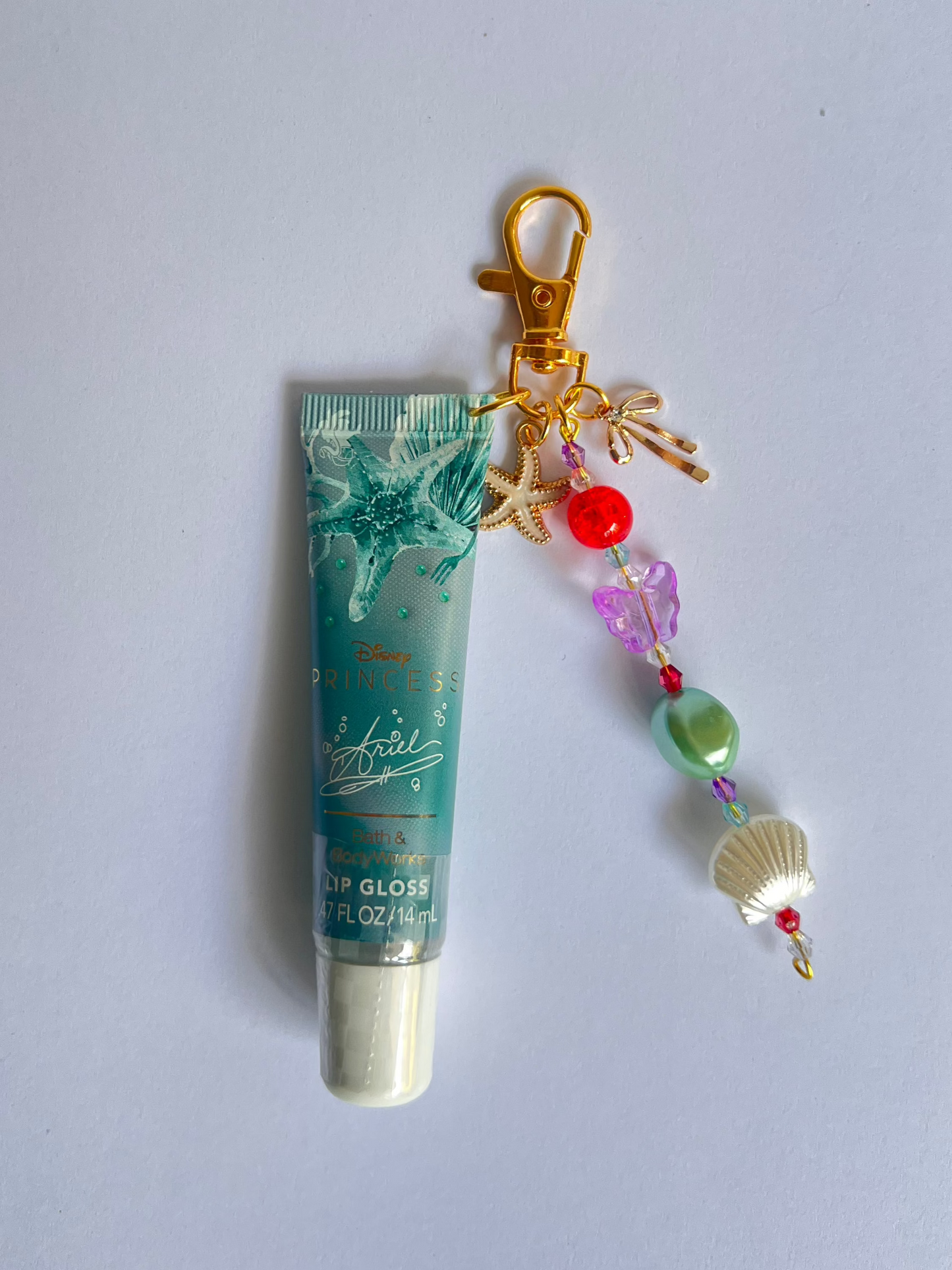 Magical Mermaid Lip Gloss Keychain