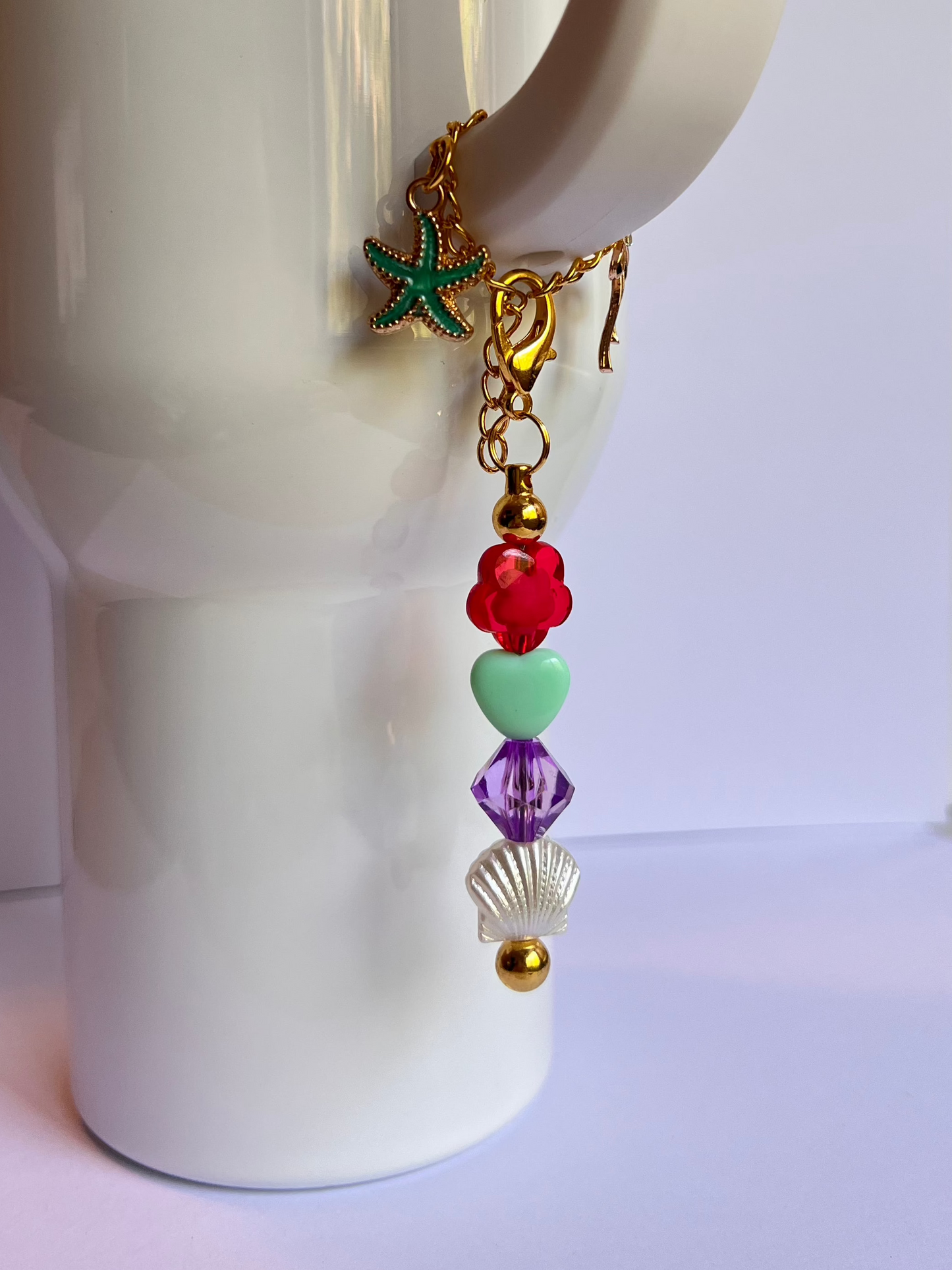 Seaside Sparkle Tumbler Charm