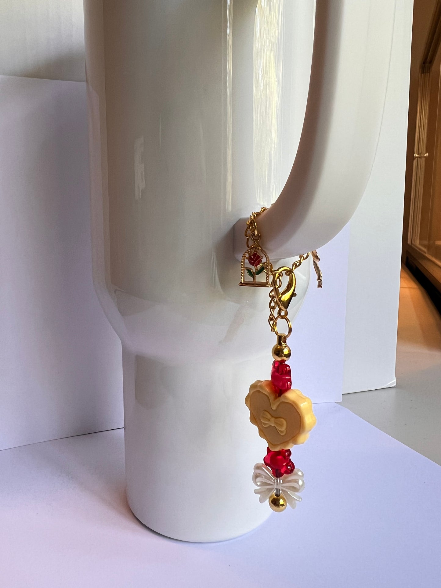 Rose Radiance Tumbler Charm