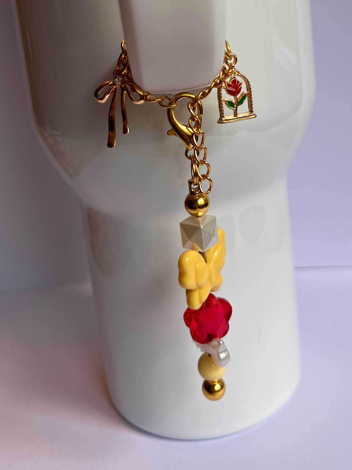 Rose Radiance Tumbler Charm