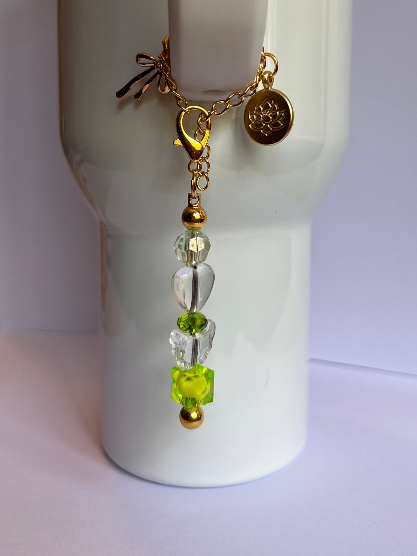 Luxe Lotus Tumbler Charm