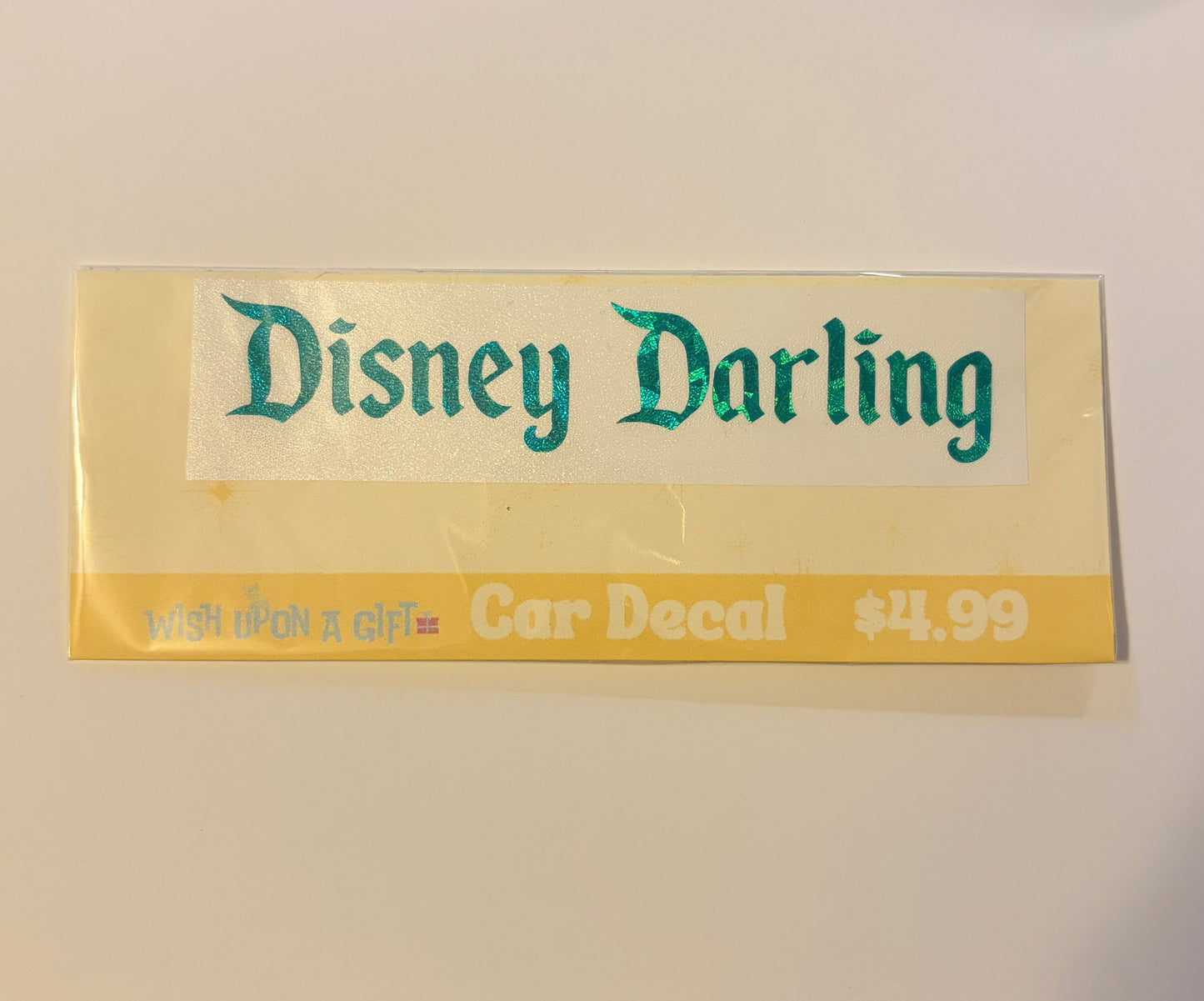 Disney Darling Car Decal