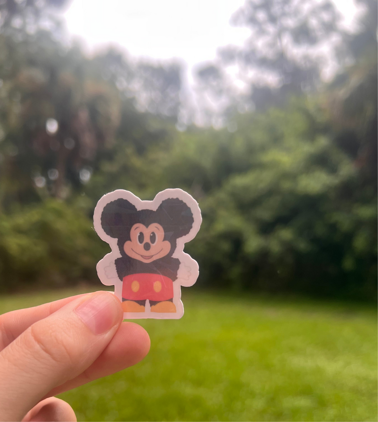 Mickey Plush Holographic Sticker