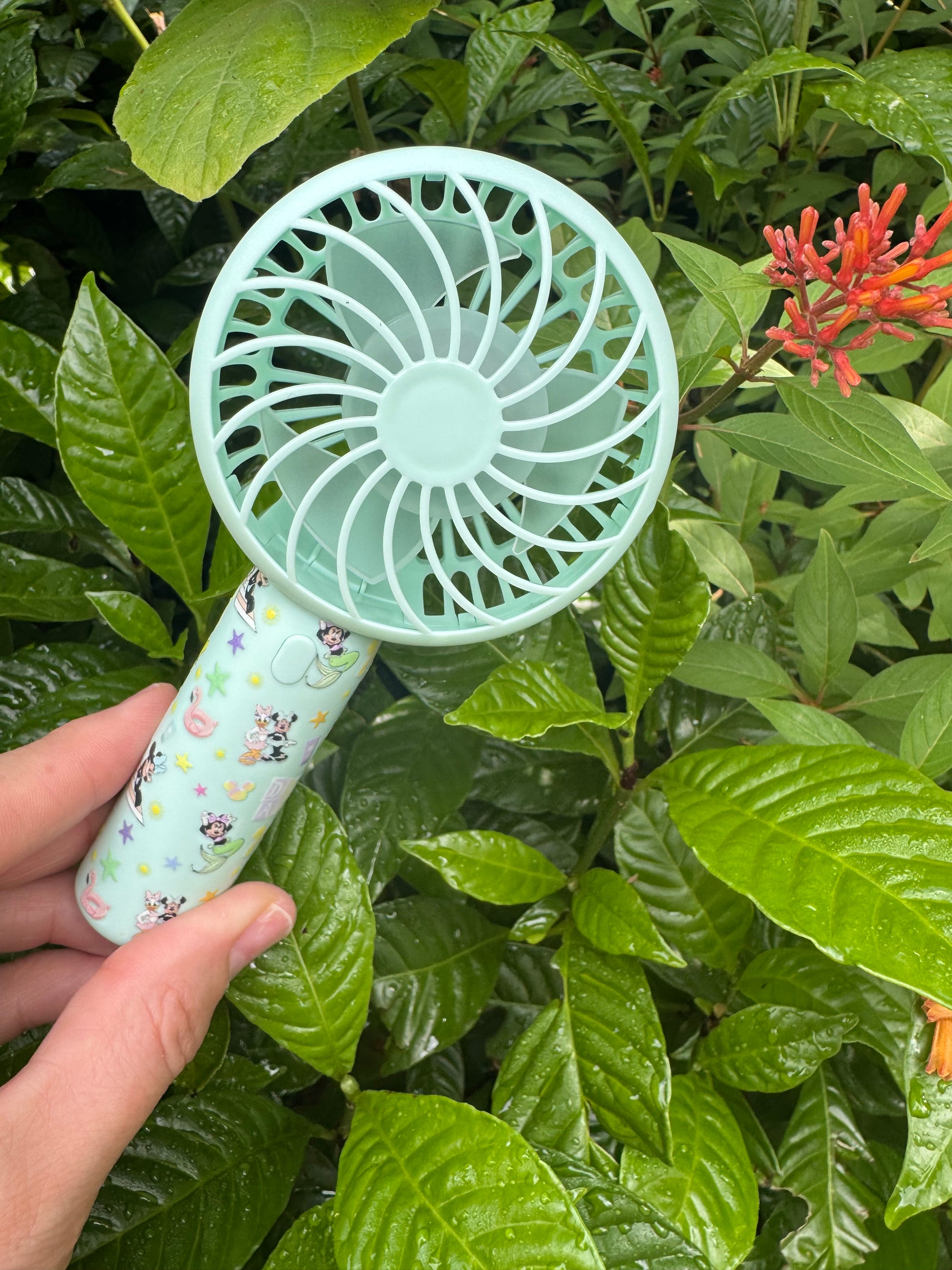 Park hopper theme park portable fan Disney adult