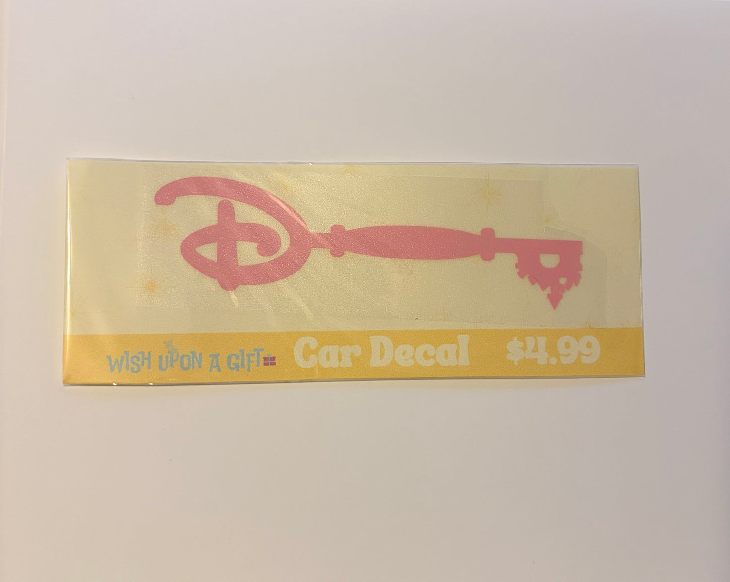 Disney Key Car Decal