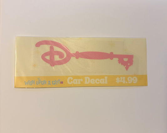 Disney Key Car Decal