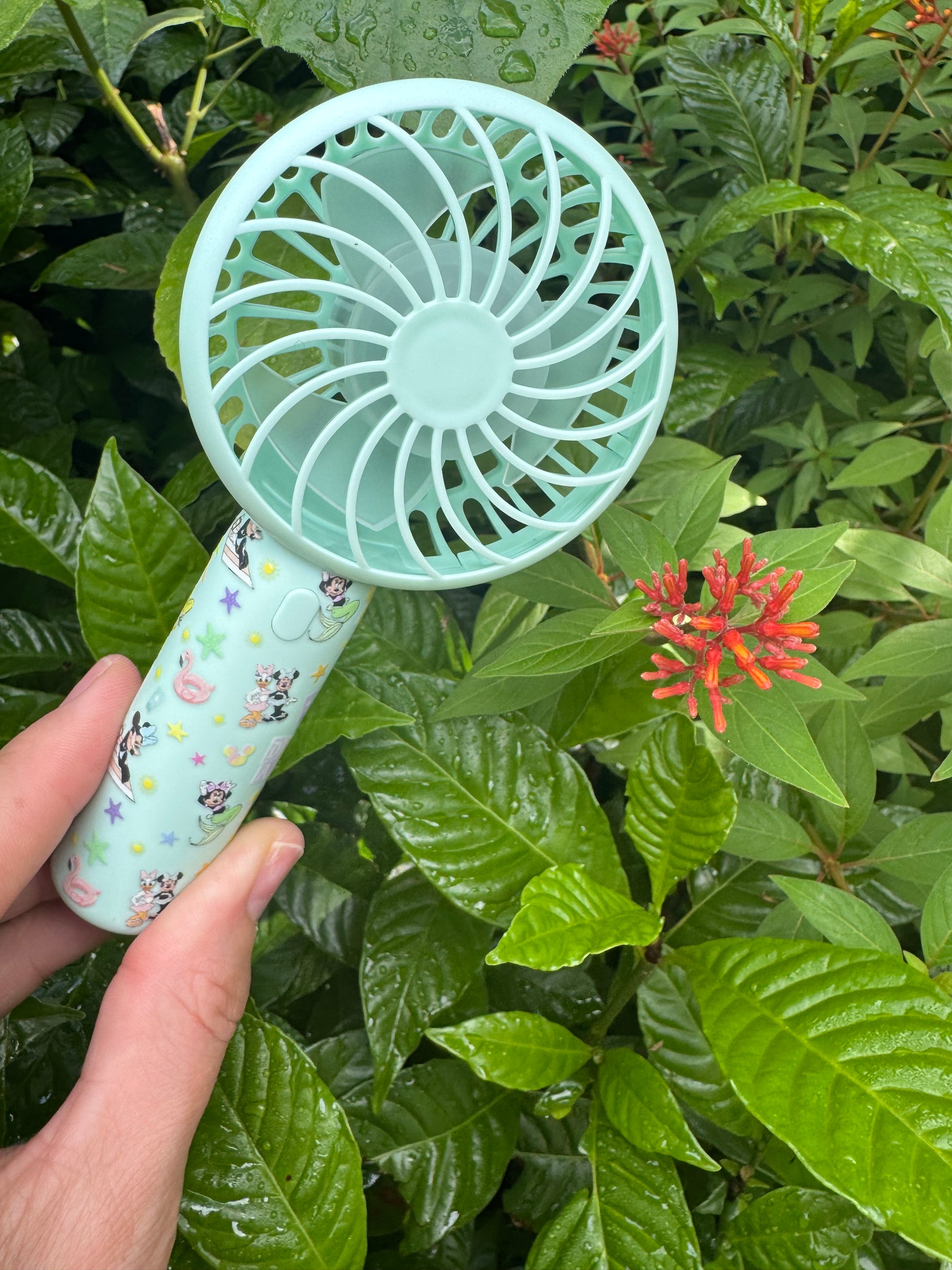 Park hopper theme park portable fan Disney adult
