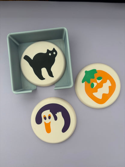 Halloween Cookie Coaster Set | Pillsbury Inspired 3D Printed Halloween Cookies
