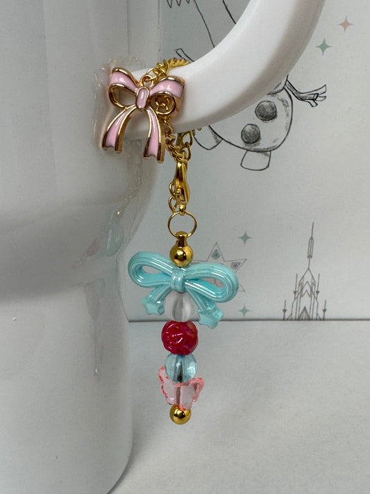 Jolly Holiday Tumbler Charms – Whimsical Umbrella-Inspired