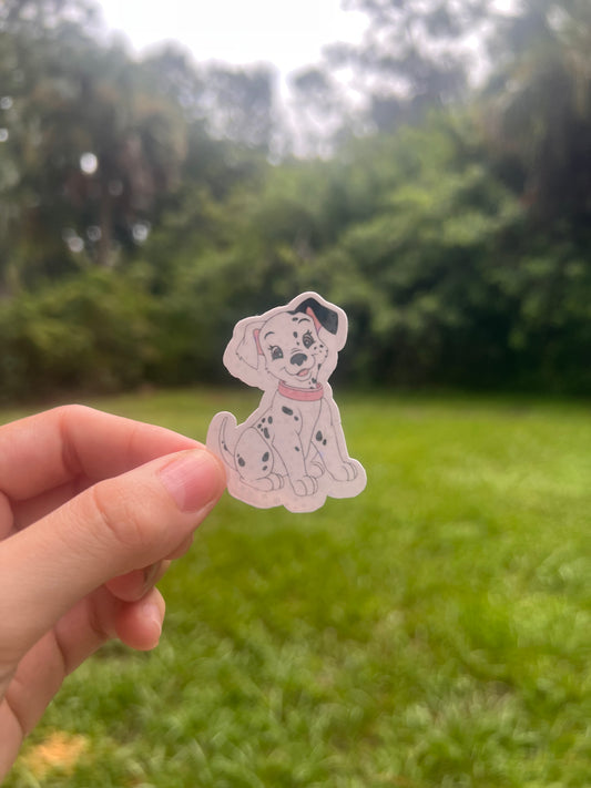101 Dalmatian Puppy Holographic Sticker