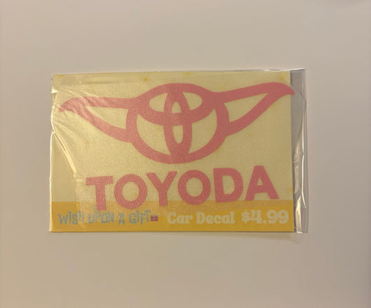 Toyoda Car Decal