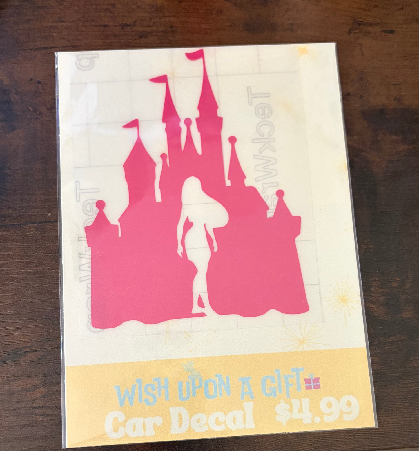 Pocahontas Castle Inspired Decal