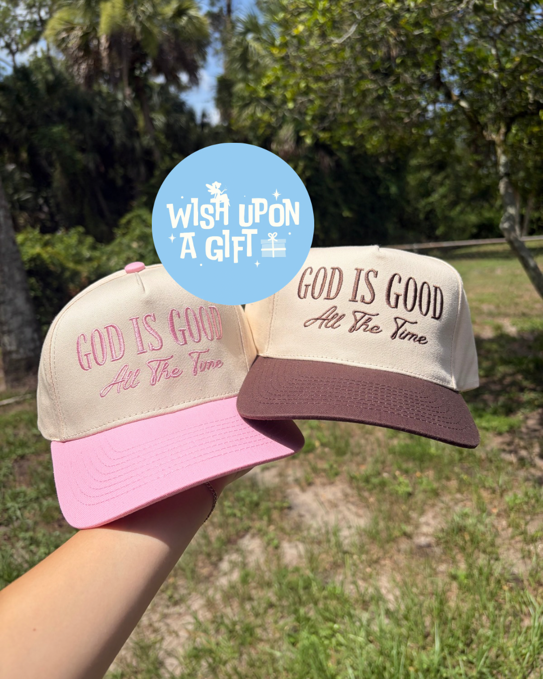 God is Good All the Time – Biblical Embroidered Baseball Cap