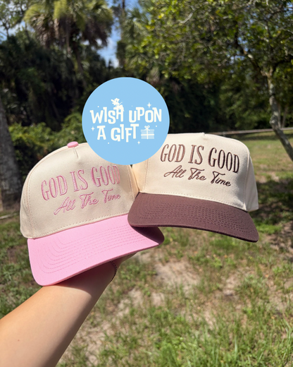 God is Good All the Time – Biblical Embroidered Baseball Cap