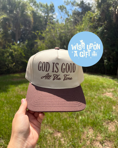 God is Good All the Time – Biblical Embroidered Baseball Cap