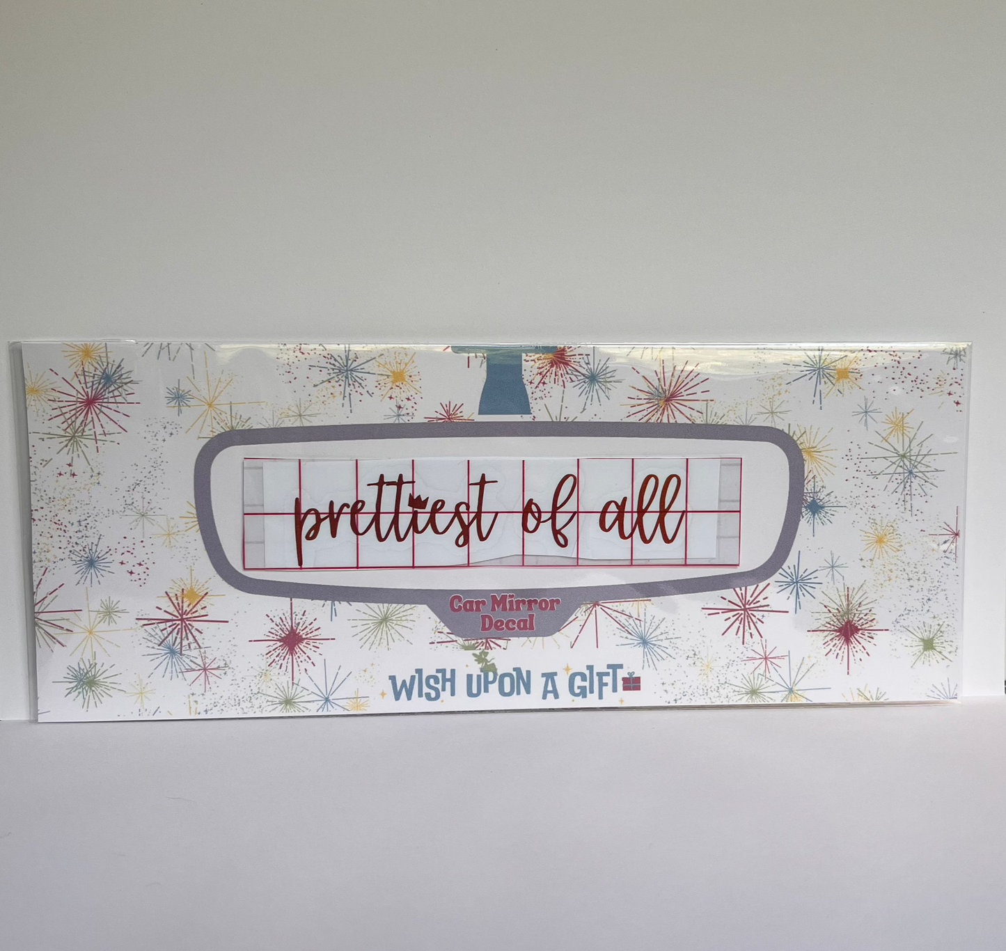 Prettiest of All Car Mirror Decal - Rear View Mirror Decal