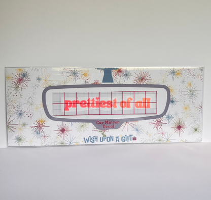 Prettiest of All Car Mirror Decal - Rear View Mirror Decal