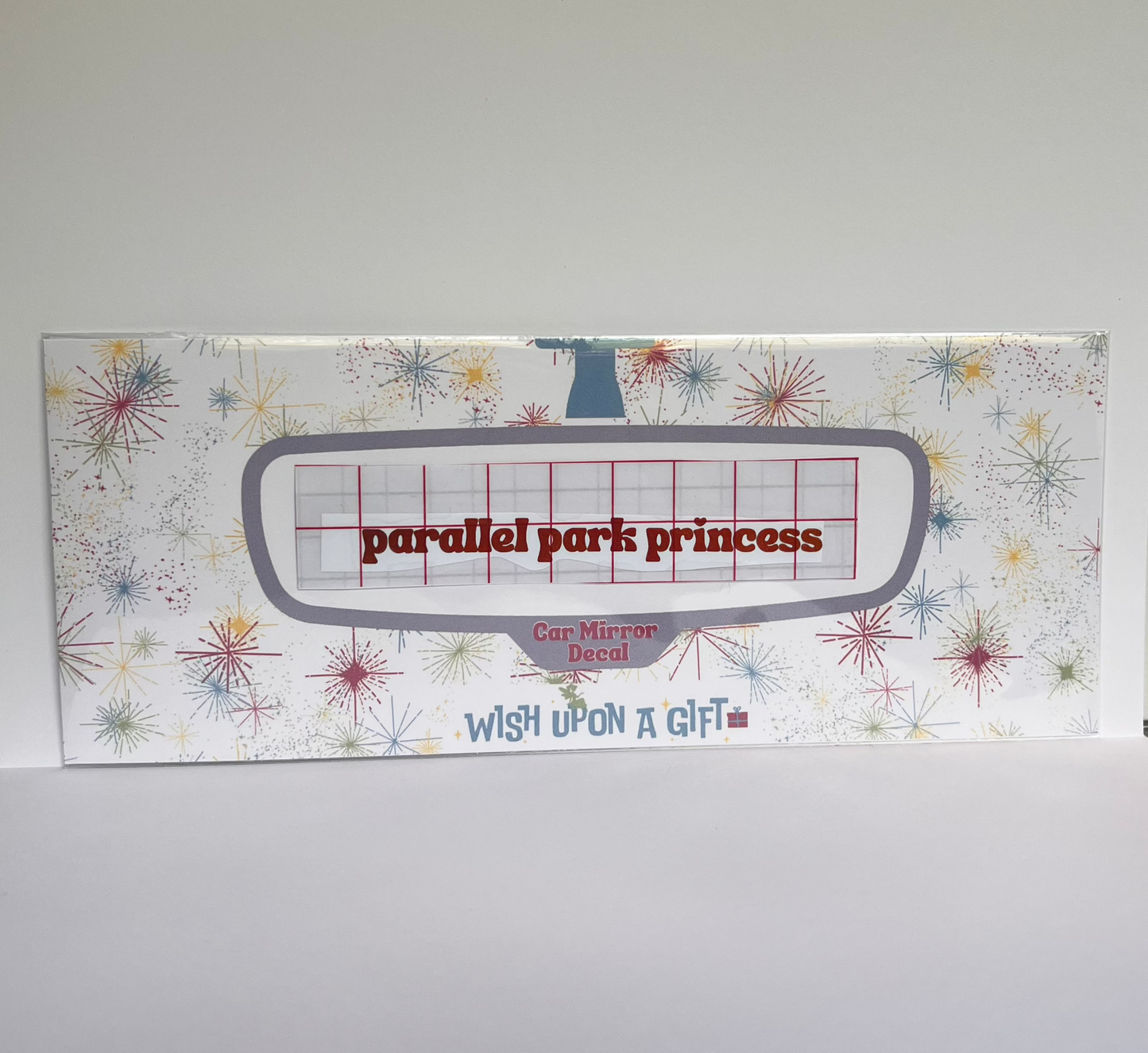 Parallel Park Princess Car Mirror Decal - Rear View Mirror Decal