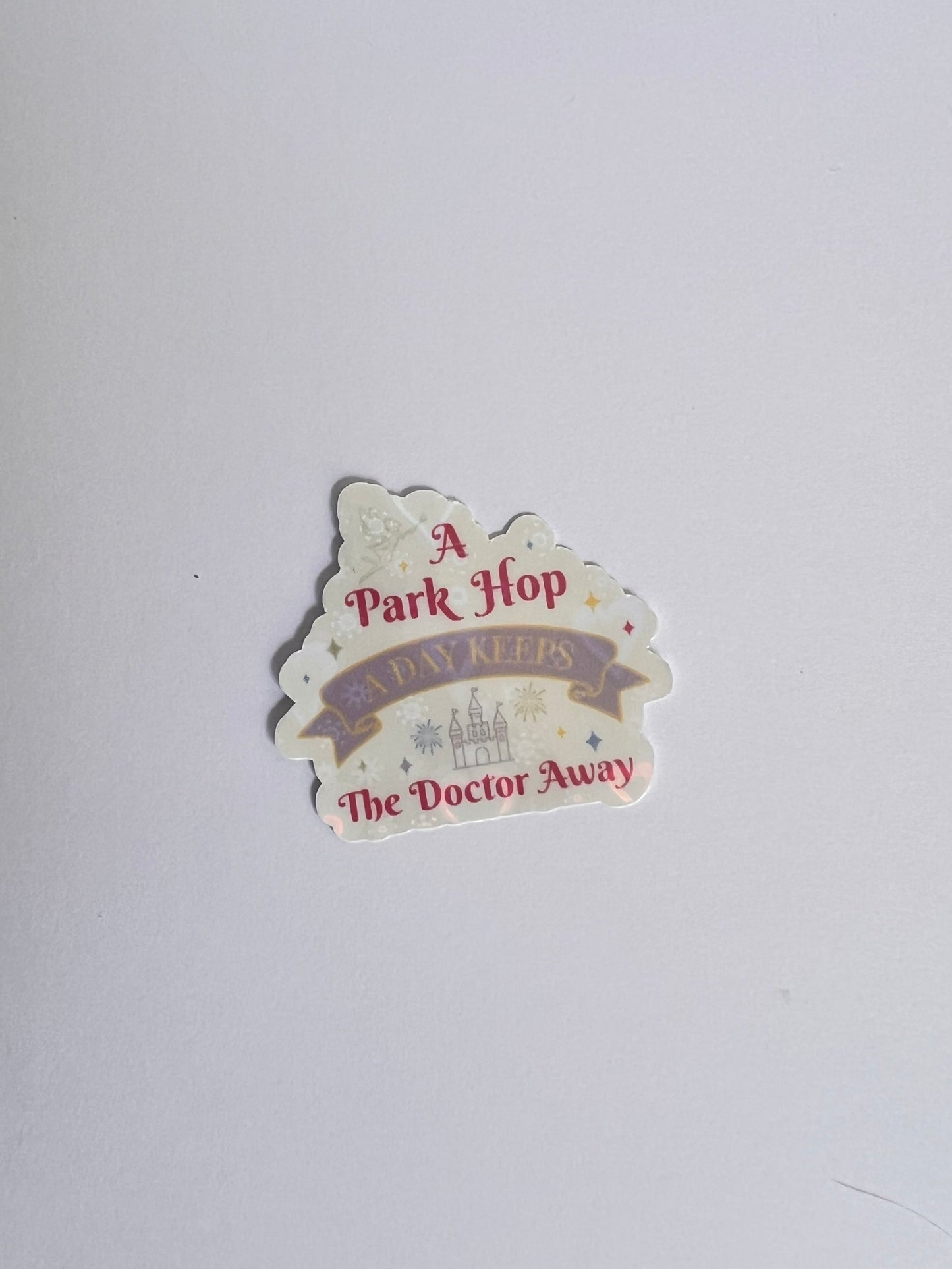 Park Hop A Day Holographic Sticker