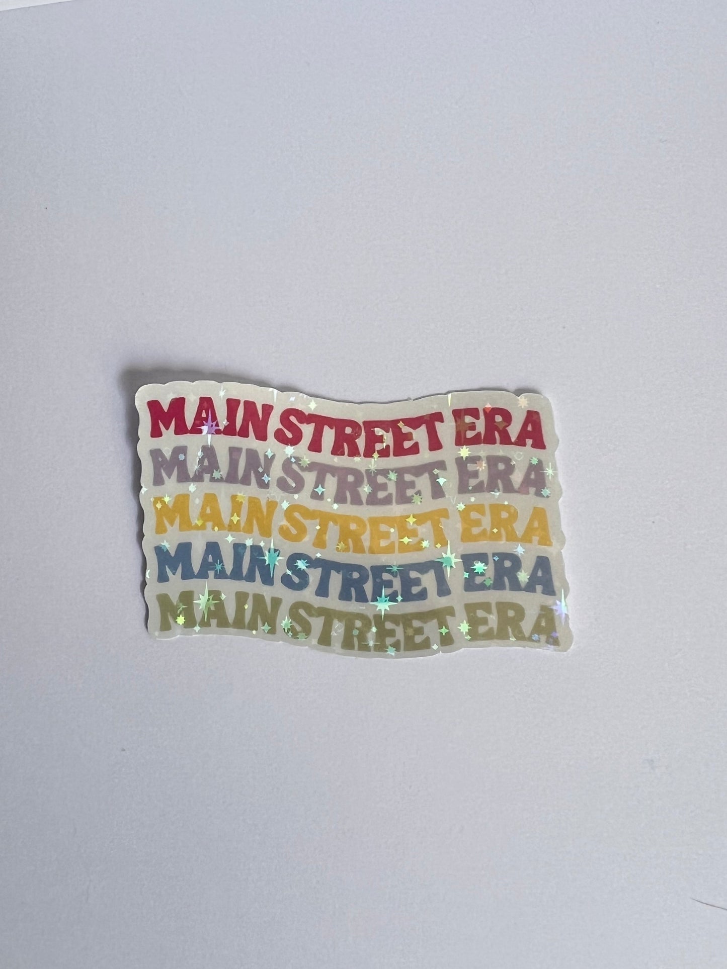 Main Street Era Holographic Sticker
