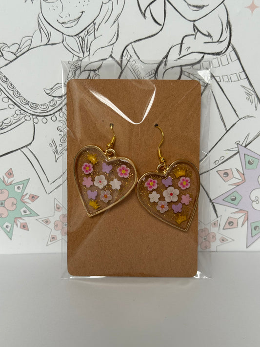 Let Down Your Hair Earrings - Floating Lantern Jewelry, Tangled-Inspired Earrings, Princess Fantasy Earrings
