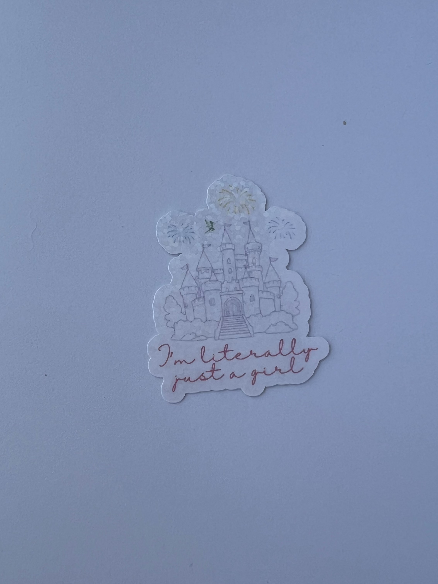 Literally Just A Park Girl Sticker