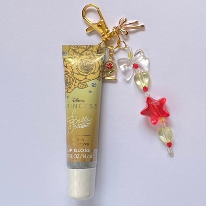 Enchanted Rose Lip Gloss Keychain
