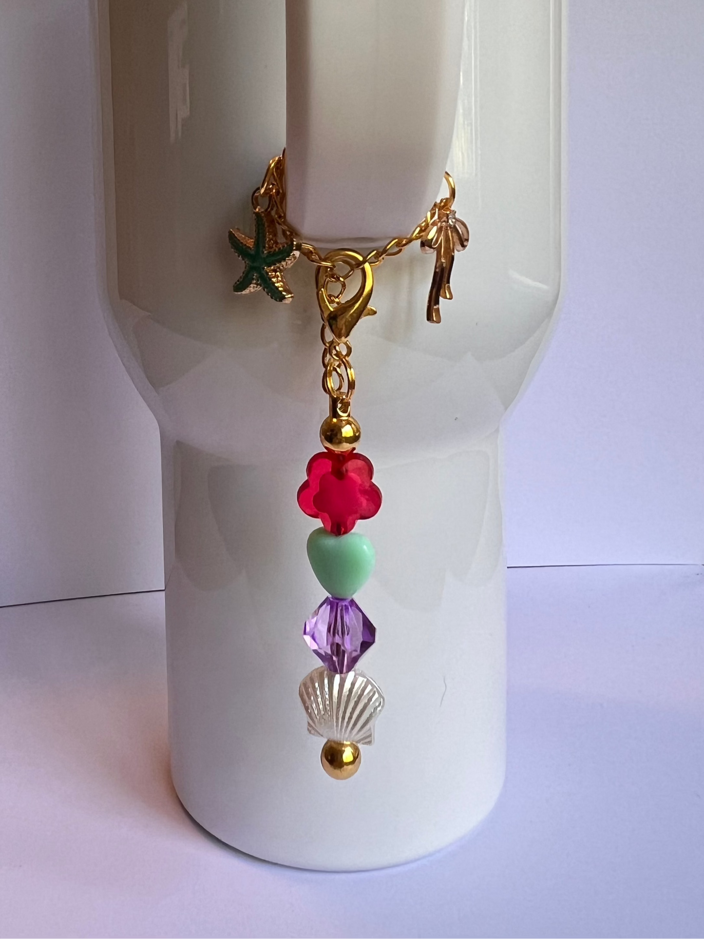 Seaside Sparkle Tumbler Charm