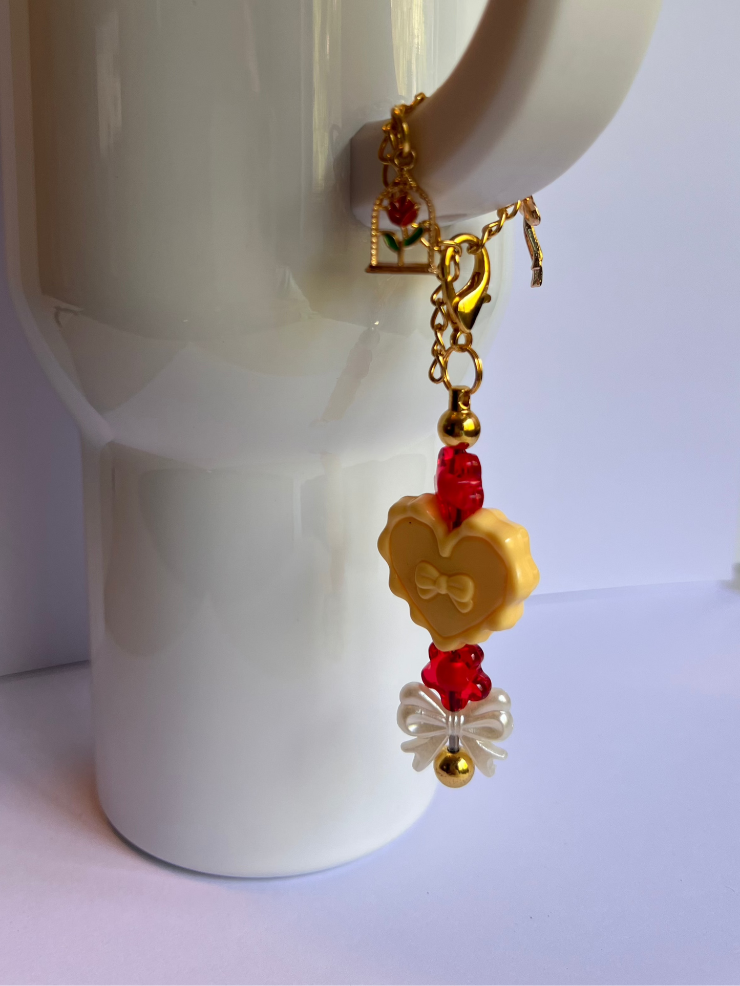 Rose Radiance Tumbler Charm