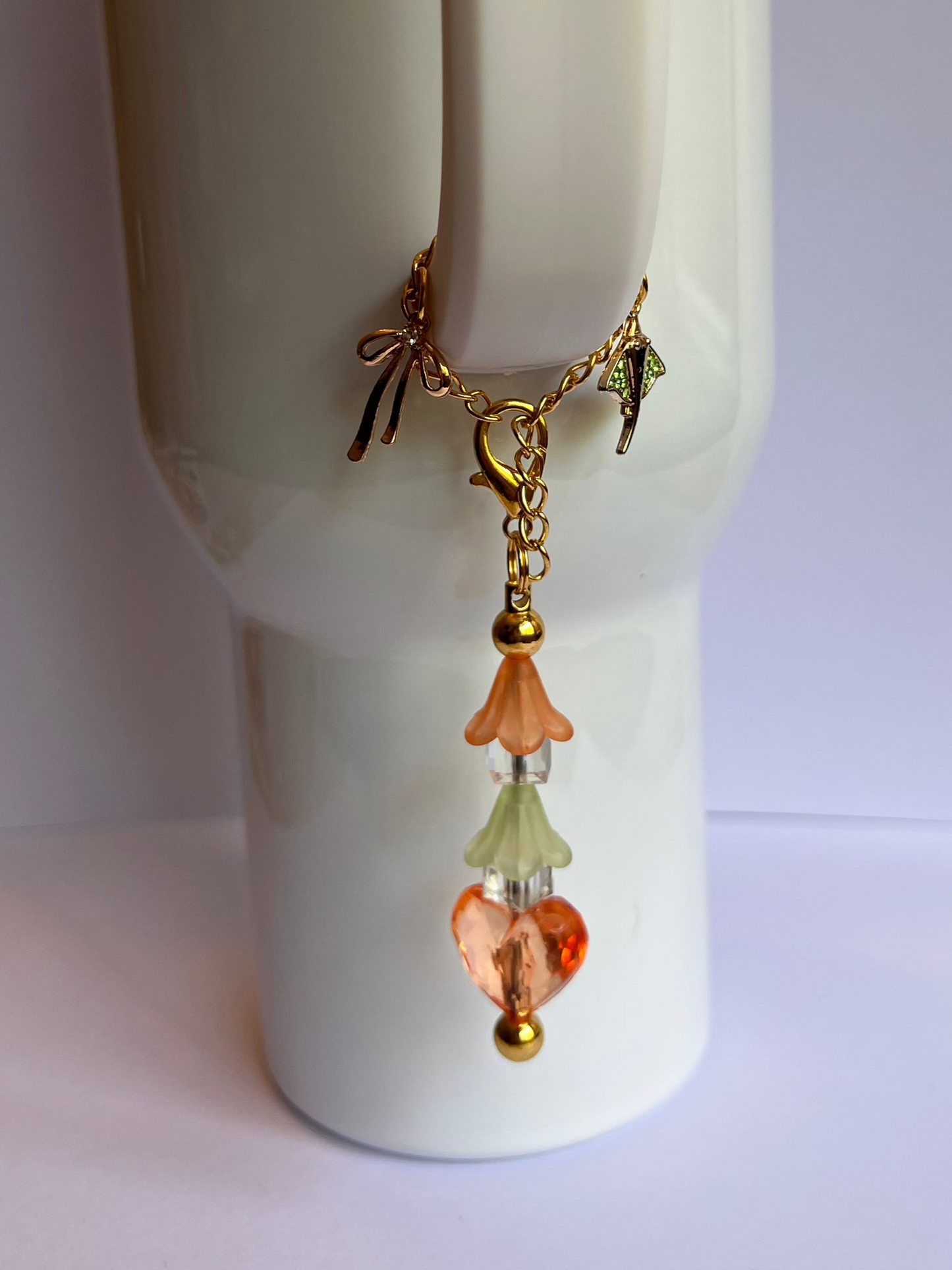 Island Bloom Tumbler Charm