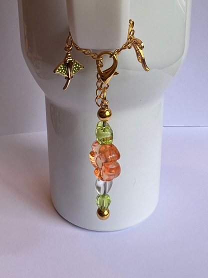 Island Bloom Tumbler Charm