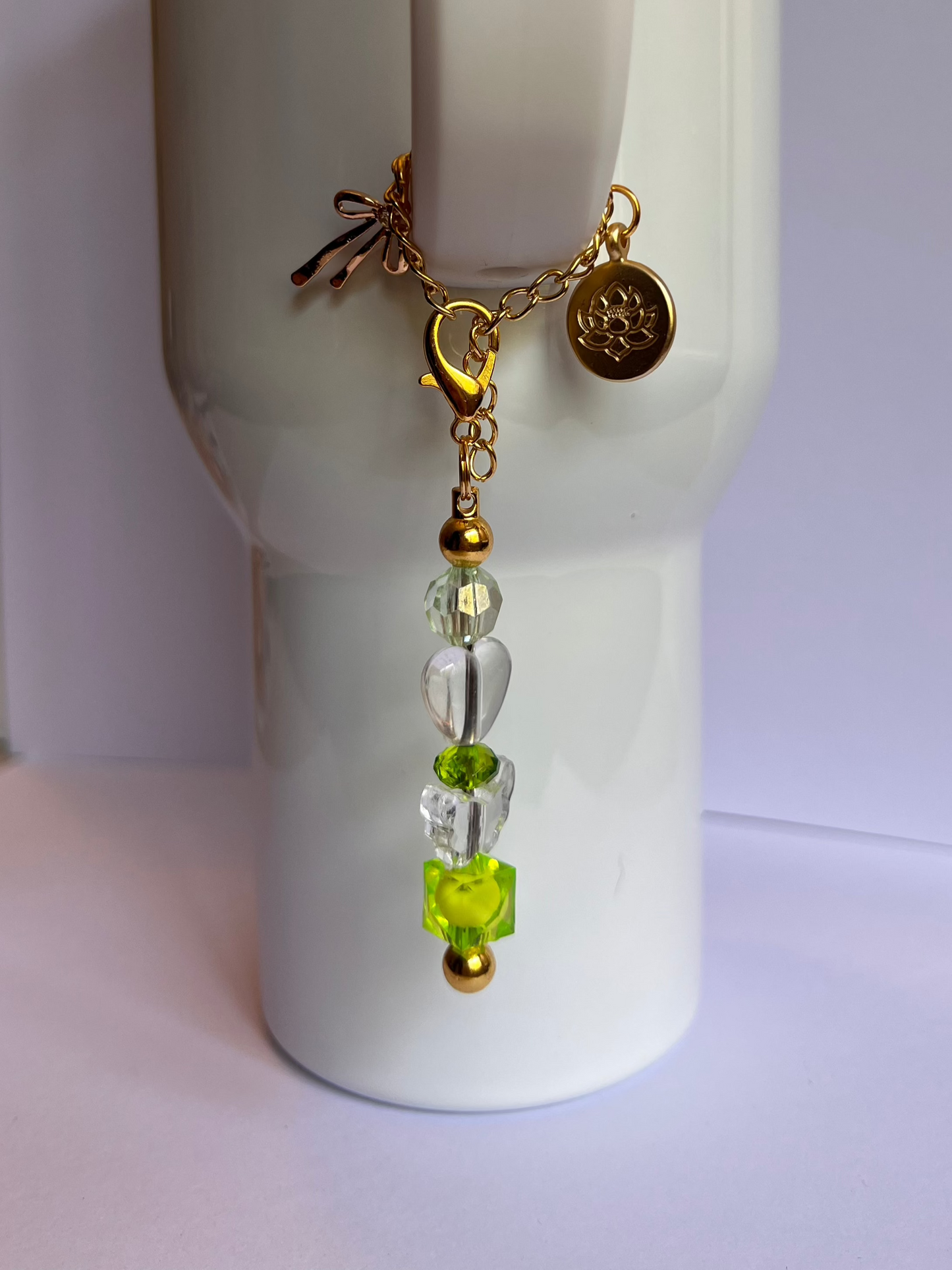 Luxe Lotus Tumbler Charm