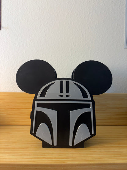 Mandalorian Inspired B&BW Soap Holder