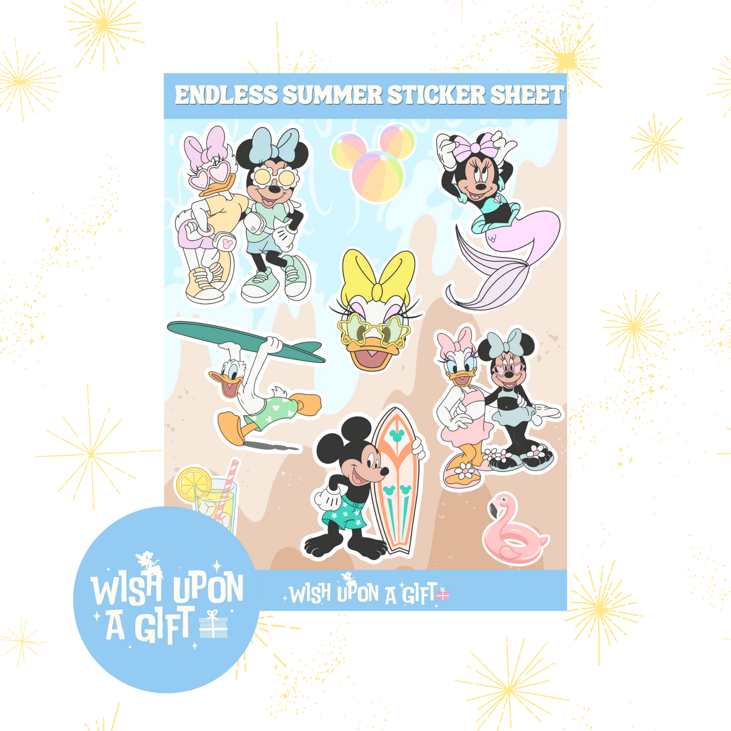 Endless Summer Sticker Sheet
