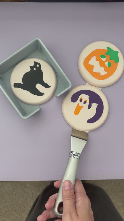 Halloween Cookie Coaster Set | Pillsbury Inspired 3D Printed Halloween Cookies