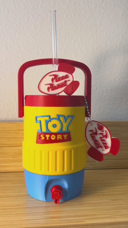 Pizza Planet Can Cooler Set - Toy Story Inspired Can Cooler
